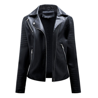 Vegan Leather Slim Jacket