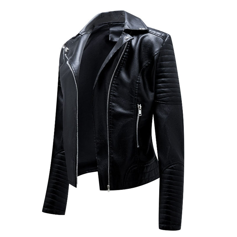 Vegan Leather Slim Jacket