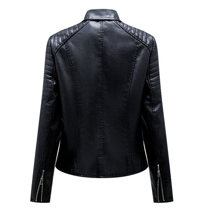 Vegan Leather Slim Jacket