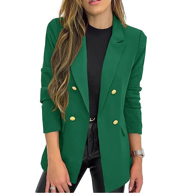 Casual Blazer Jacket with Buttons