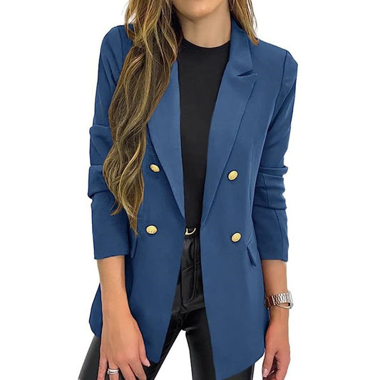 Casual Blazer Jacket with Buttons