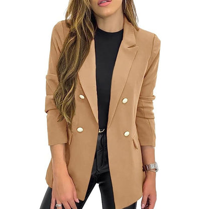 Casual Blazer Jacket with Buttons