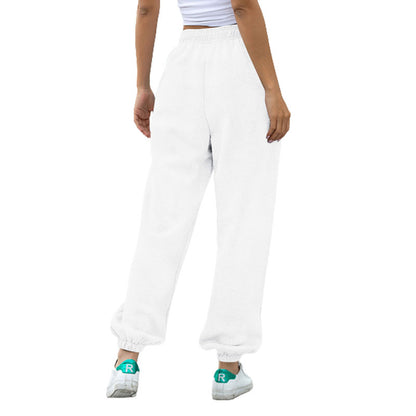 Elastic Jogger Pants with Fleece Lining