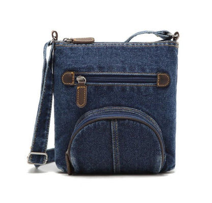 Mini Denim Crossbody Bag