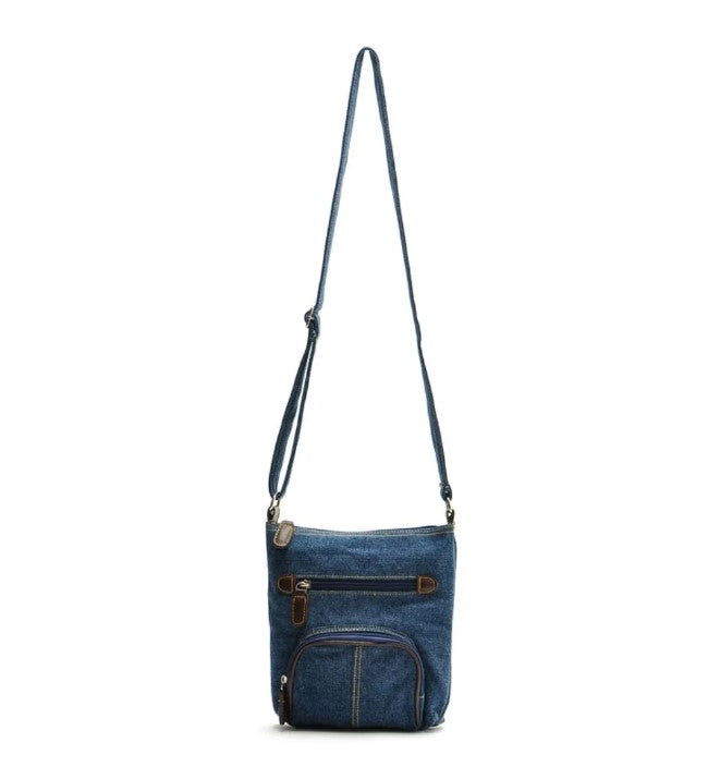 Mini Denim Crossbody Bag