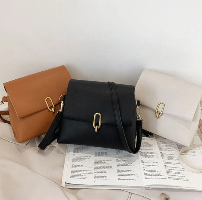 Anti-Theft Genuine Leather Square Crossbody Bag