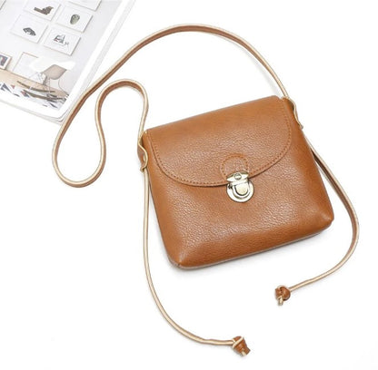 Anti-Theft Genuine Leather Square Crossbody Bag