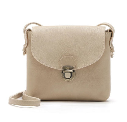 Anti-Theft Genuine Leather Square Crossbody Bag