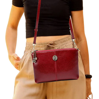 Genuine Leather Everyday Crossbody Bag