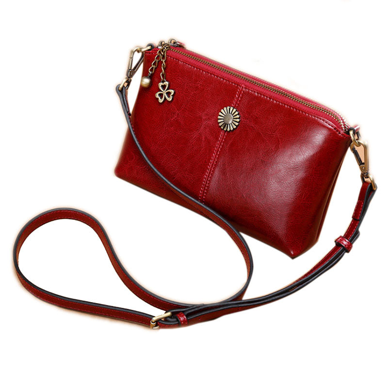 Genuine Leather Everyday Crossbody Bag