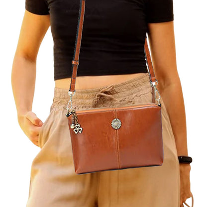 Genuine Leather Everyday Crossbody Bag