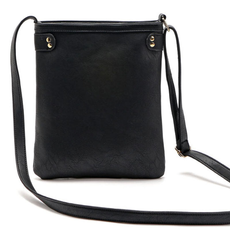 Vegan Women's Rivet Crossbody Bag