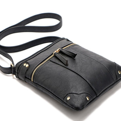 Vegan Women's Rivet Crossbody Bag