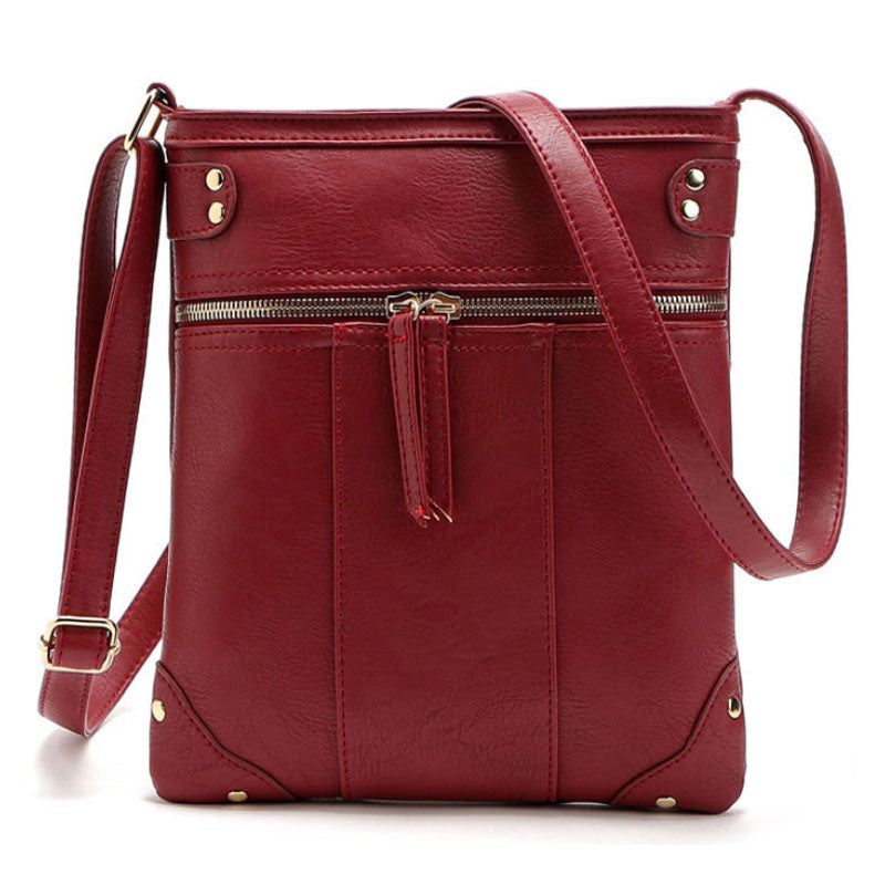 Vegan Women's Rivet Crossbody Bag