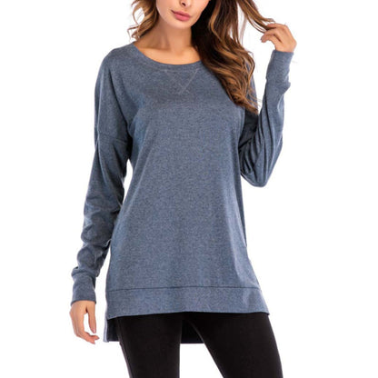 Side Split Loose Casual Jumper