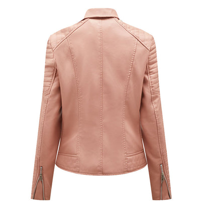 Vegan Leather Slim Jacket