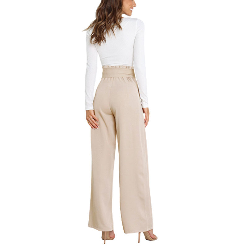 Wide Leg Pants with Belt