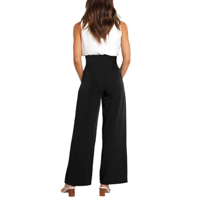 Wide Leg Pants with Belt