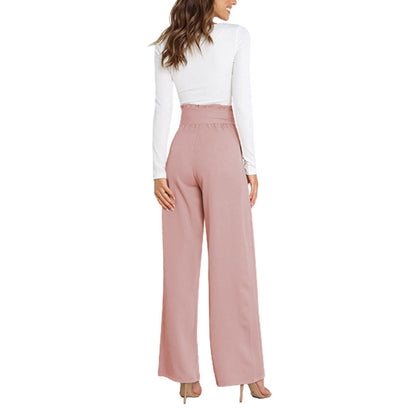 Wide Leg Pants with Belt