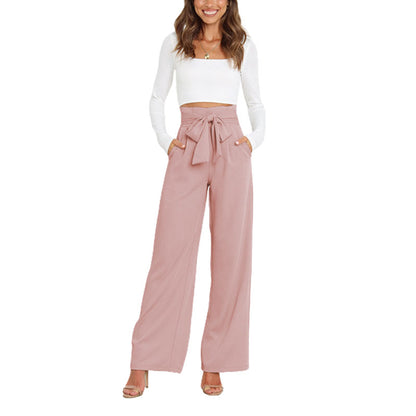 Wide Leg Pants with Belt