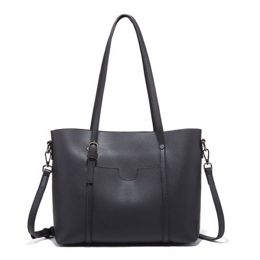 Soft Vegan Leather Tote Bag